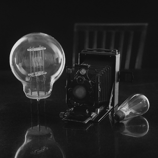 C-Voighlander Camera and Edison #8 C-Voighlander Camera and Edison #8