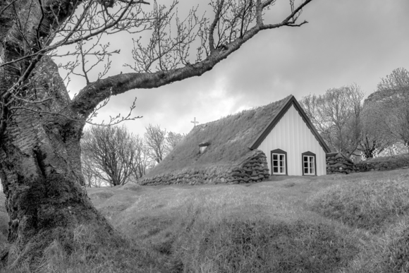 Sod Church at Hof