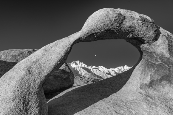 Mobius Arch and Moon