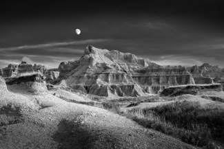 Badlands Moonrise