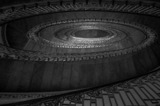 Mannajuolo palace staircase in Naples