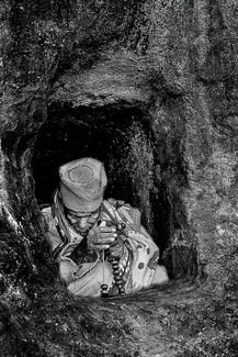 The Hermit, Lalibela, Ethiopia The Hermit, Lalibela, Ethiopia