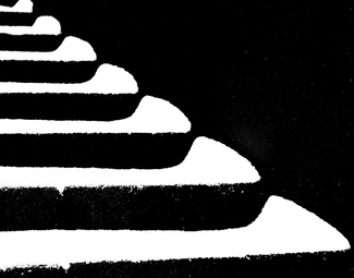Steps in Snow
