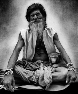 Sadhu and friend